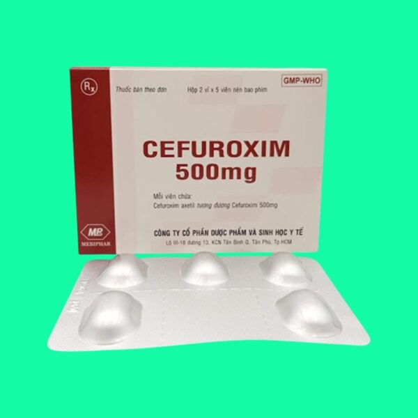 Cefuroxim 500mg - Dược phẩm Huỳnh Gia