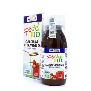 SKid Calcium Vitamin D Strawberry flavour 125ml syrup